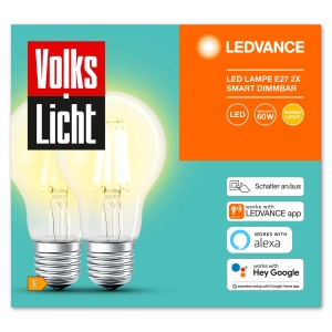 Lampa LED Dimmabila LEDVANCE SMART Filament, E27, 4 Bucati, Culoare Cald Alb - Img 7