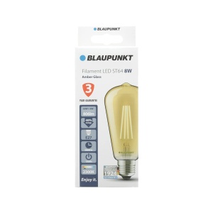 Lampa LED E27 Blaupunkt ST64 8W, 806 Lumen, Culoare Aurie - Img 2