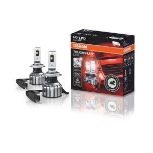 Lampa LED H7 OSRAM TRUCKSTAR, 24V, 230 mai multa lumina, design rezistent