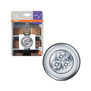 Lampa LED Osram DO-it CLASSIC, flexibila, alimentare baterii, argintie