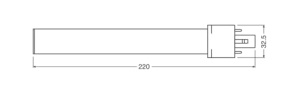Lampa LED Osram DULUX S11, 6W, 700lm, 4000K, G23 - Img 4