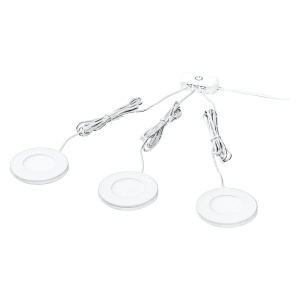 Lampa LED sub dulap LEDVANCE 8,5W, 3000K, design rotund, set 3 bucati - Img 2