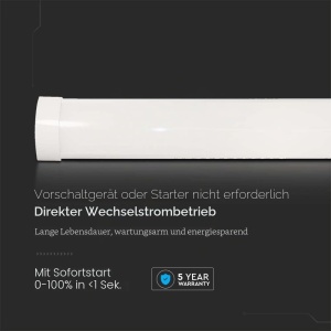 Lampa LED V-TAC 120 CM 40W cu Chip Samsung, 4300 Lumen, 3000K - Img 2