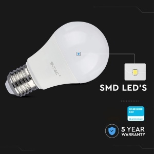 Lampa LED V-TAC E27 8,5W 806 Lumen 6500K Alb Rece - Img 4