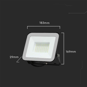 Lampa LED V-TAC Slimline Pro 50W, 4270 Lumen, Negru - Img 5