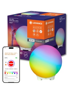 Lampa LEDVANCE SMART WIFI, Neagra, 4W, 130lm, RGB, Dimmabila