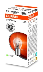 Lampa OSRAM P21W, 24V, OEM, 10 bucati