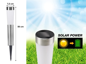 Lampa solara BEPER P207OUT002 pentru gradina, 56 cm, IP44, 3 moduri - Img 3