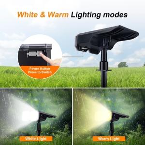 Lampa solara GRIFEMA 2er Set, 3000 K, 1200 mAh, IPX65 - Img 5