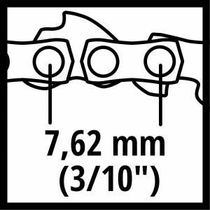 Lant de schimb Einhell GE-PS 1815 Li BL 15 cm 28 zale 310 inch - Img 3