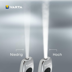 Lanterna LED VARTA cu 2 baterii CR2016, metal, 2 moduri de iluminare - Img 6