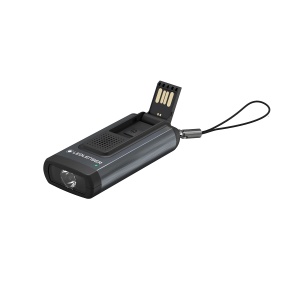 Lanterna Mini Ledlenser K6R Safety reincarcabila, gri-negru