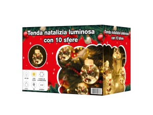 Lanterne cu LED Beper P207ILL001, 150 lumini calde, 10 globuri transparente, 3m - Img 7