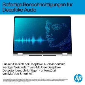Laptop 2-in-1 HP OmniBook X Flip, 16 3K Touchscreen, Intel Core Ultra 7, 32GB RAM, 1TB, Argintiu - Img 7