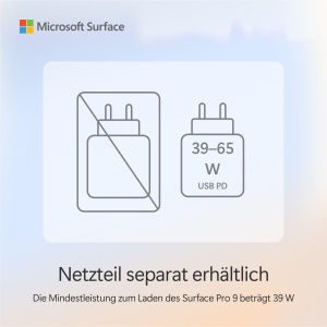 Laptop 2-in-1 Microsoft Surface Pro, 16GB RAM, 512GB SSD, Culoare Saphir - Img 2