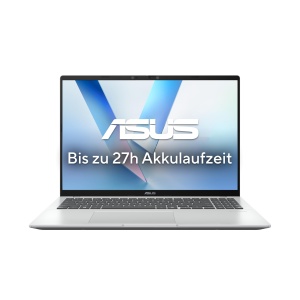 Laptop ASUS Vivobook 16 X1607QA, Snapdragon X, 16GB RAM, 512GB SSD, Cool Silver - Img 1