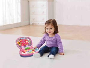 Laptop de invatare VTech Baby 80-191254, roz, 3 moduri de joc - Img 5