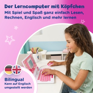 Laptop educativ VTech Explorer Pro roz - 164 jocuri, 8 categorii de invatare - Img 2