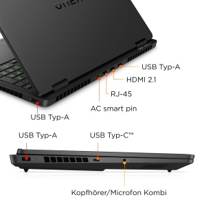 Laptop Gaming HP Omen 16, AMD Ryzen 9, NVIDIA GeForce RTX 5060, 16GB RAM, 1TB SSD - Img 4