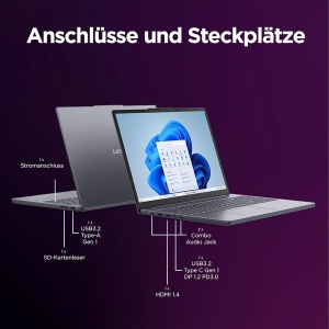 Laptop Lenovo IdeaPad Slim 3i 14 WUXGA Intel Core i5 16GB RAM 512GB SSD Luna Grau - Img 9