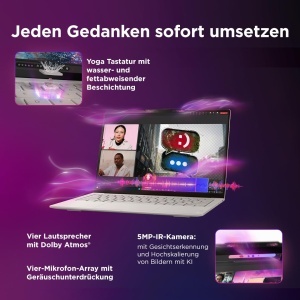 Laptop Lenovo Yoga Slim 7 Ultra Aura Edition 14 2.8K OLED 32GB RAM 1TB SSD - Img 8