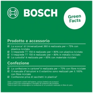Laser de nivelare Bosch UniversalLevel 360 cu stativ premium si tehnologie laser verde - Img 3