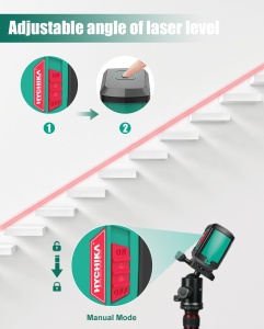 Laser multifunctional HYCHIKA Kreuzlinienlaser 15M cu auto-nivelare si suport magnetic - Img 4
