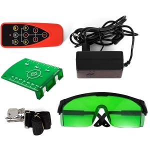 Laser Rotativ VEVOR, Max. 600 m, Auto-Nivelare, Verde, IP54 - Img 2