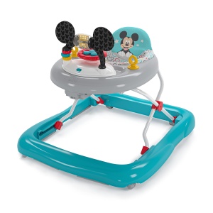 Lauflernhilfe Micky Maus Disney cu Statia de Joaca Detasabila, Lichte si Muzica, Albastra