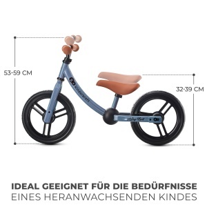 Laufrad Kinderkraft 2WAY Next, 12 Zoll, Albastru, pentru copii pana la 35 kg - Img 3