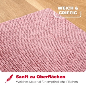 Lavete din microfibra Vileda Actifibre Soft, set 2 bucati, roz si gri - Img 6