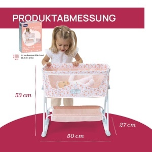 Leagan pentru papusi Chicco Next2Me, inalt adjustable, cu detalii realiste - Img 7