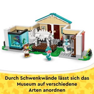 LEGO Animal Crossing 77056 Museum Set cu Minifigurine si Fosile Triceratops - Img 7