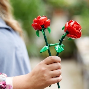LEGO Botanicals 40460 Set Decorativ Flori Rosii pentru Constructie Compatibil cu Alte Seturi - Img 6