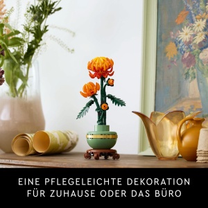 LEGO Botanicals Chrysantheme 10368 Set creativ DIY Flori decorative 278 piese - Img 6