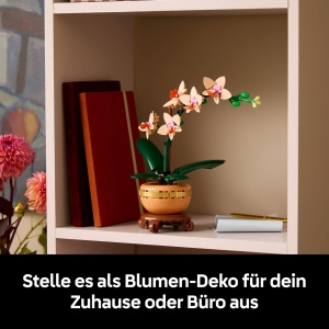 LEGO Botanicals Mini orhidee - Set de flori artificiale - Decoratiuni pentru sufragerie sau birou - Cadou pentru femei si barbati - Plante artificiale - Img 6