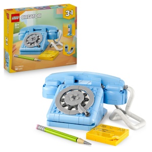 LEGO Creator 31174 Retro Telefon 3-in-1 Set Constructie Creativa pentru Copii 8