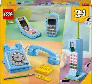 LEGO Creator 31174 Retro Telefon 3-in-1 Set Constructie Creativa pentru Copii 8 - Img 11