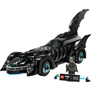 LEGO DC Batman Forever Batmobil Supererou Vehicul cu Minifigurina - cu cockpit care se deschide si interior detaliat - Cadou pentru baieti cu varsta d - Img 4