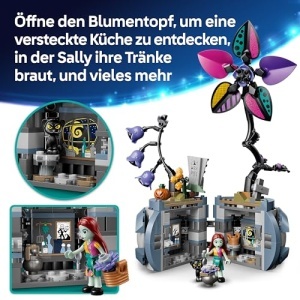 LEGO Disney 43288 Suport Decorativ Sally cu Flori Artificiale si Mini Papusi - Img 3