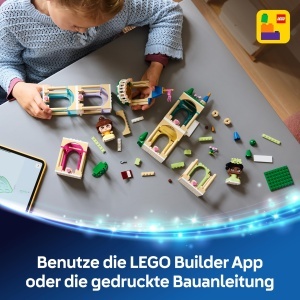 LEGO Disney Princess 43291 Castelul Mini-Printeselor Belle si Tiana 3 Etaje 358 Piese - Img 6