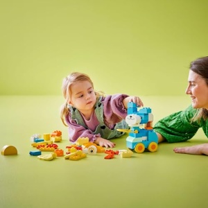 LEGO DUPLO 10448 Set 3-in-1 Animale pe roti pentru copii de la 2 ani - Img 10