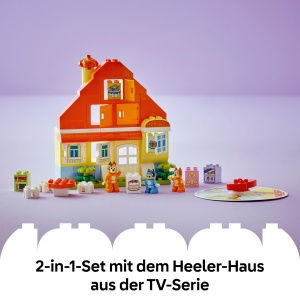 LEGO DUPLO Bluey 10459 Casa Familiei cu Joc Memory si Minifigurine - Img 4