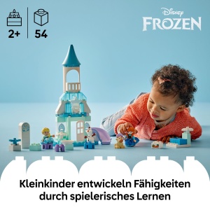 LEGO DUPLO Frozen 10455 Castelul de Gheata al Elsei si Annei Set cu Lumini si Figurine - Img 2