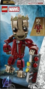 LEGO Groot 76341 Ravager Outfit Figurina Super Erou 604 Piese pentru Copii si Fani Marvel - Img 12
