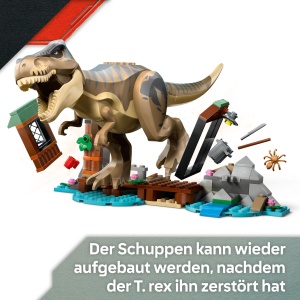 LEGO Jurassic World 76975 Set de Constructie cu TRex Barca si ATV - Img 5