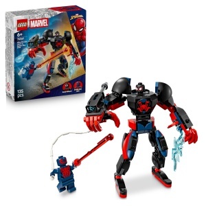 LEGO Marvel Miles Morales Mech vs Spider-Man 2099 Set 76337 135 Piese Figurine Incluse