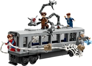 LEGO Marvel Spider-Man vs Doc Ock 76321 Set de Joaca cu Tren si Minifigurine - Img 9