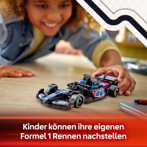LEGO Speed Champions BWT Alpine F1 Team A524 Masina Formula 1 cu Minifigura Pilot 258 Piese - Img 3