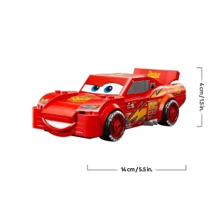 LEGO Speed Champions Lightning McQueen 77255 Model Auto Pixar Cars 270 Piese - Img 7
